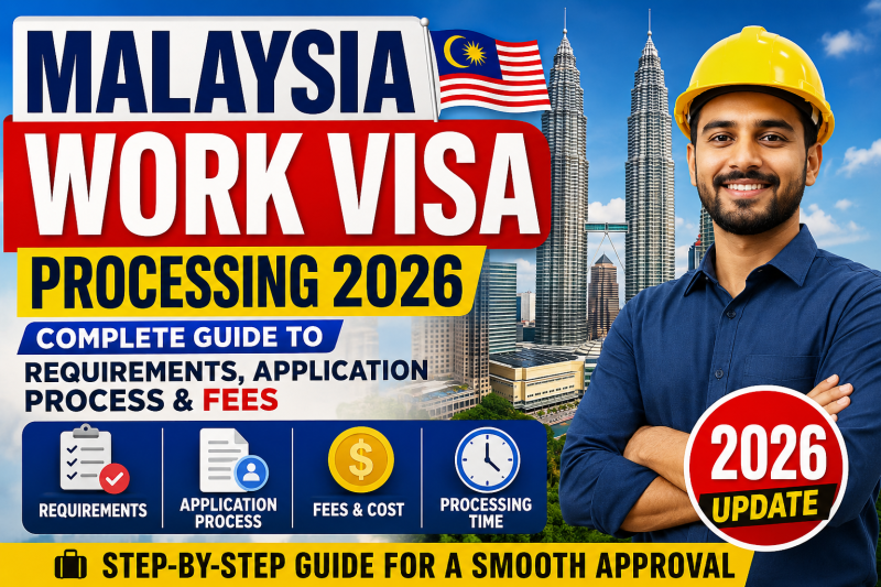 Malaysia Work Visa Processing 2026:Complete Guide to Requirements,Application Process & Fees